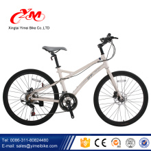 Alibaba nouvelle conception 24 pouces vélo bicicleta / 6 vitesse blanc couleur vélo de montagne / bicyclettes à vendre